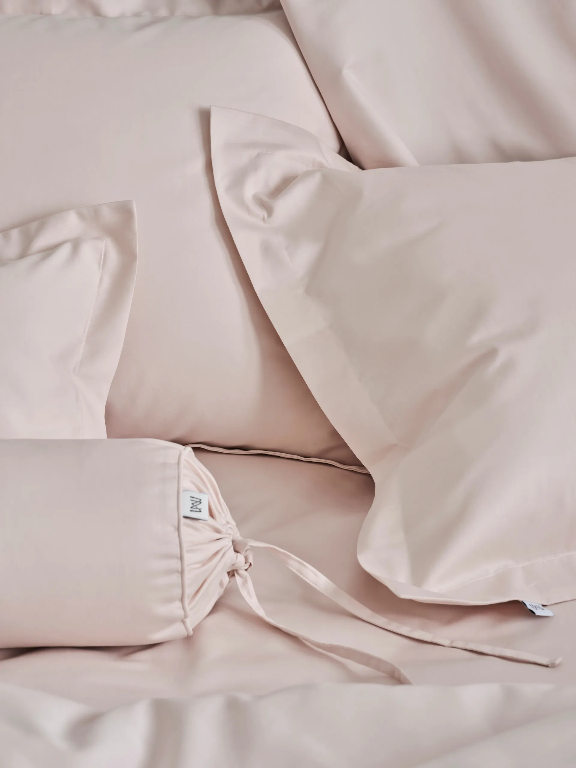 Satina plain pillowcase, Rose, 50x90 cm Mille Notti