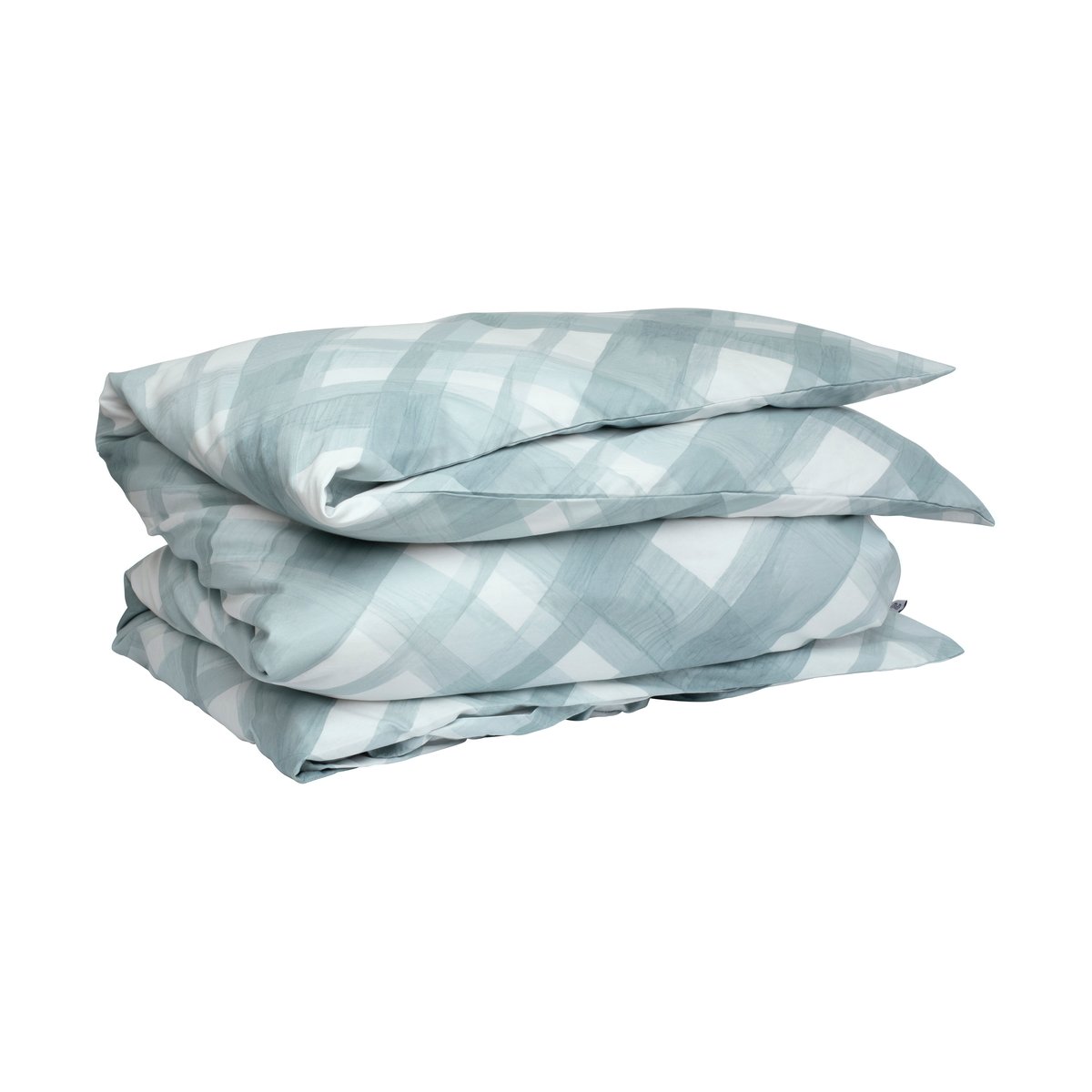 Mille Notti Spazzola duvet cover Aqua, 150x210 cm | Scandinavian Design | Duvet covers | Blue