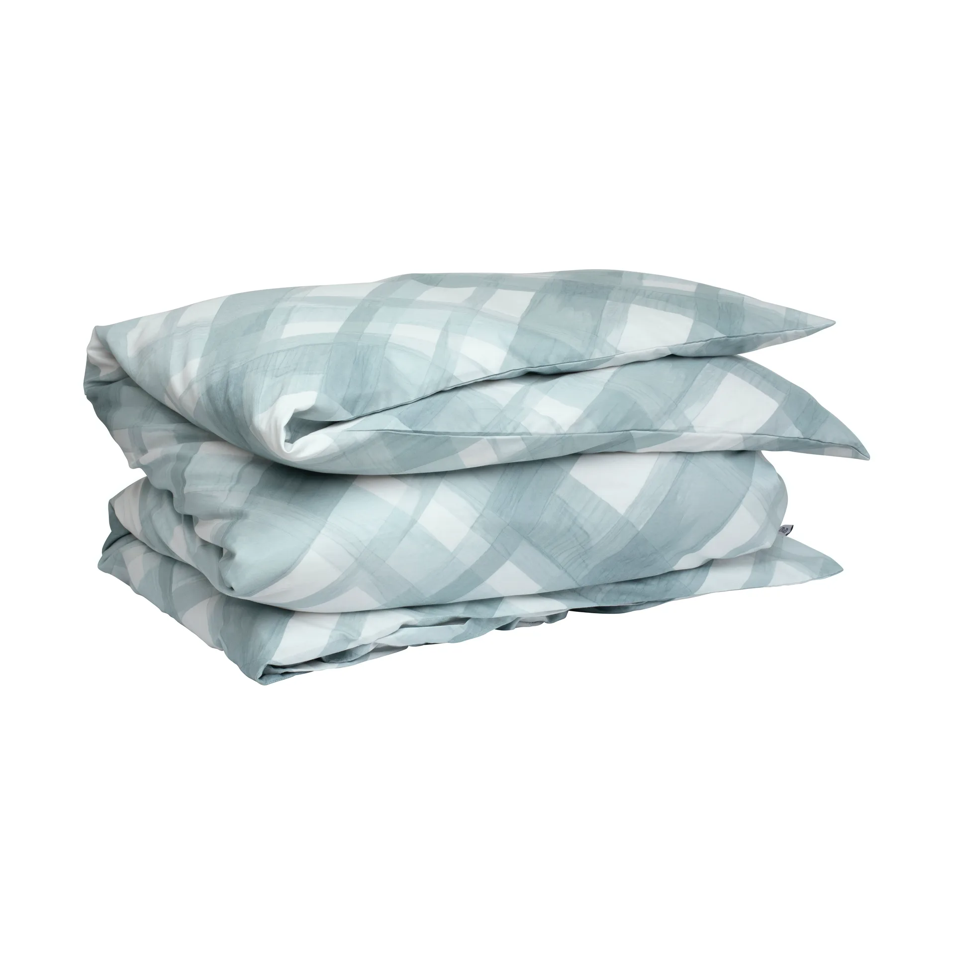 Spazzola duvet cover, Aqua, 220x220 cm Mille Notti