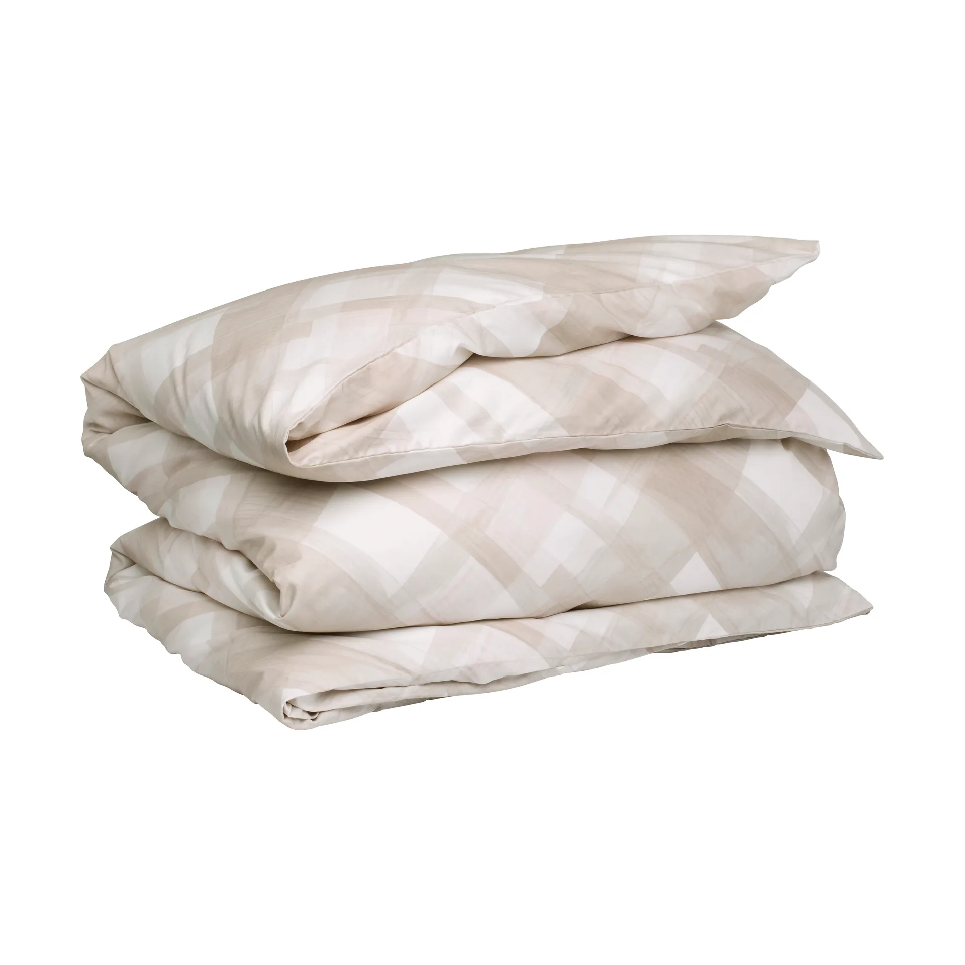 Spazzola duvet cover, Beige, 220x220 cm Mille Notti