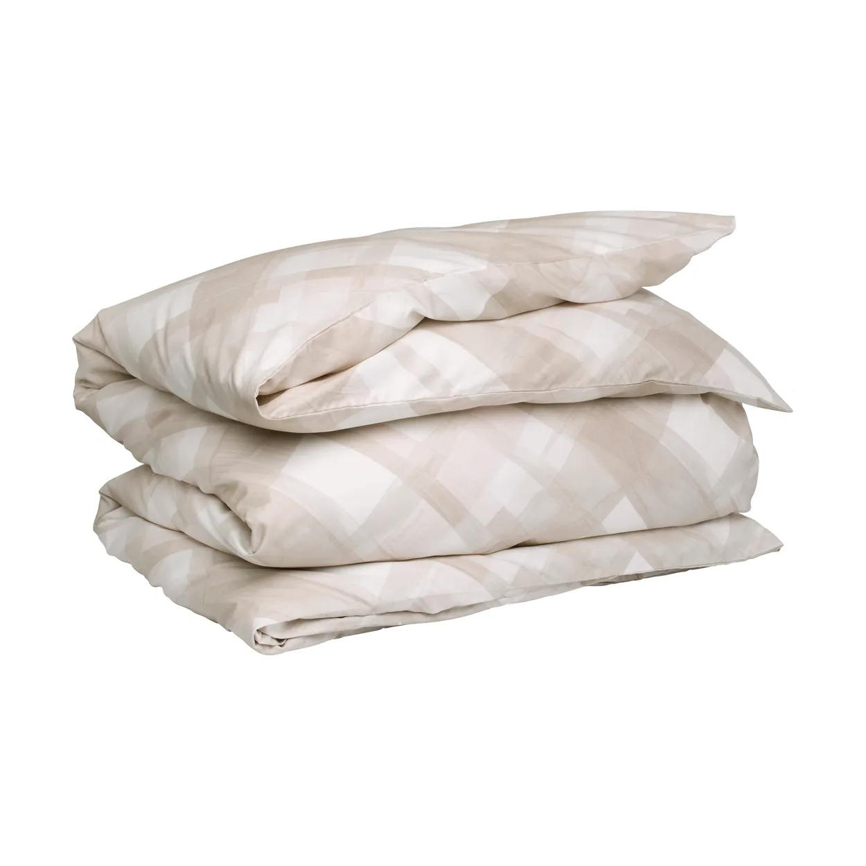 Mille Notti Spazzola duvet cover Beige, 220x220 cm | Scandinavian Design | Duvet covers | Beige