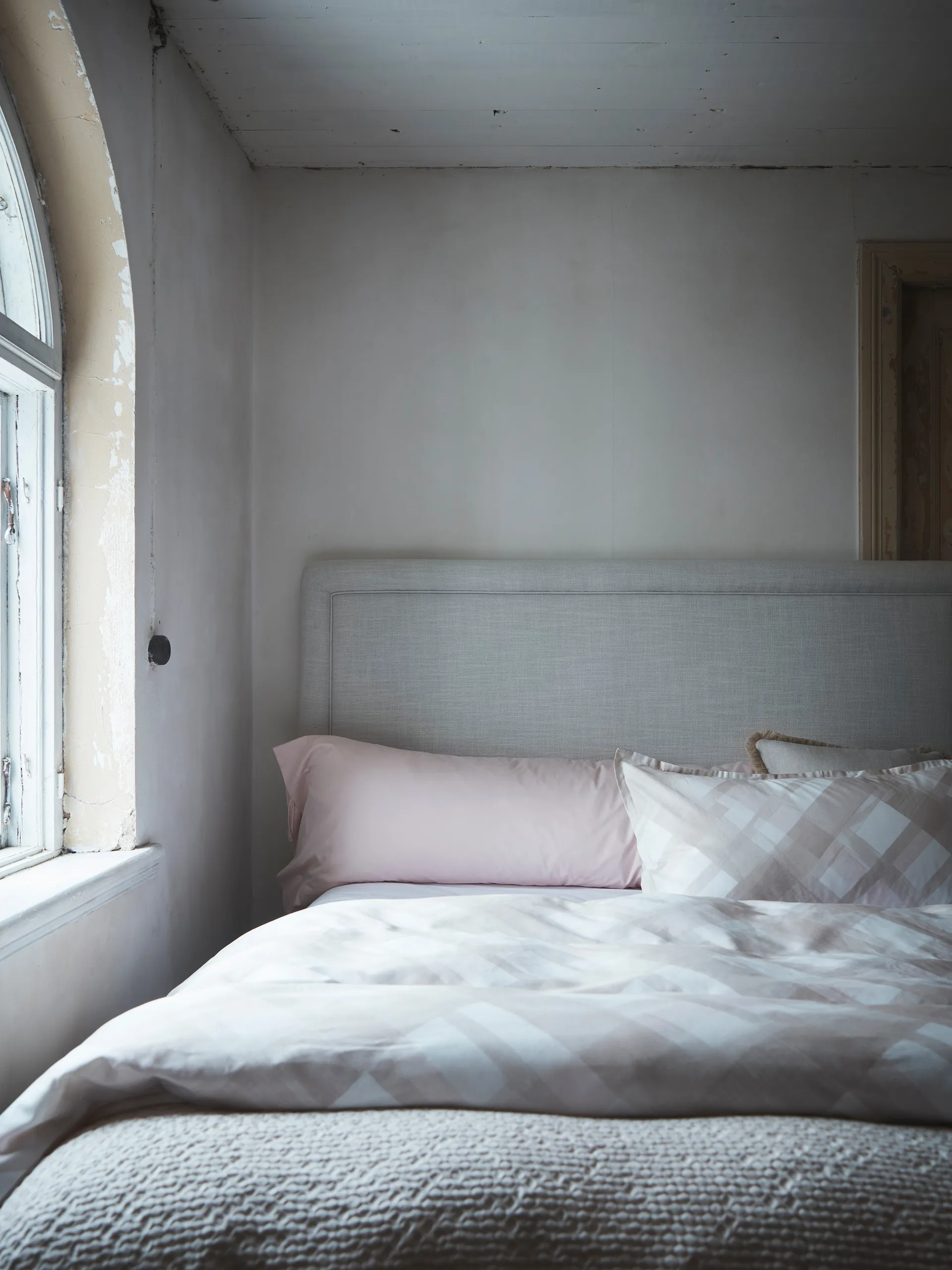 Spazzola duvet cover, Beige, 220x220 cm Mille Notti