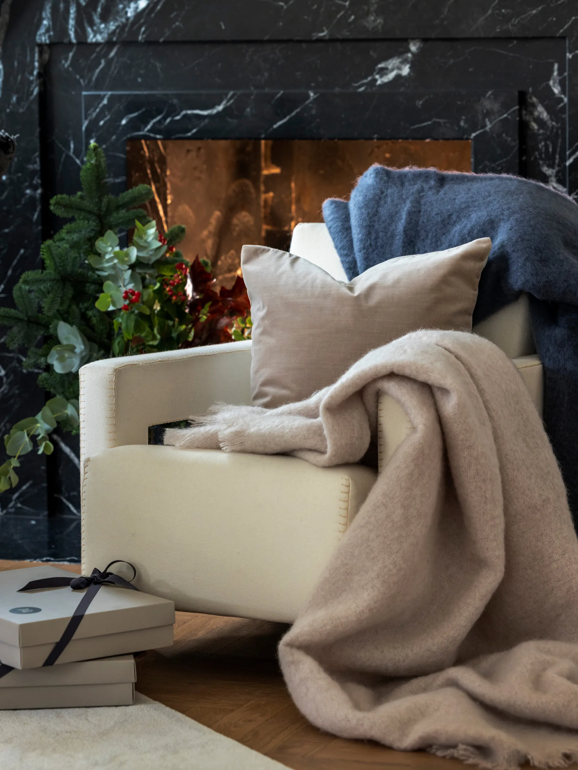 Verona cushion cover, Beige, 50x50 cm Mille Notti