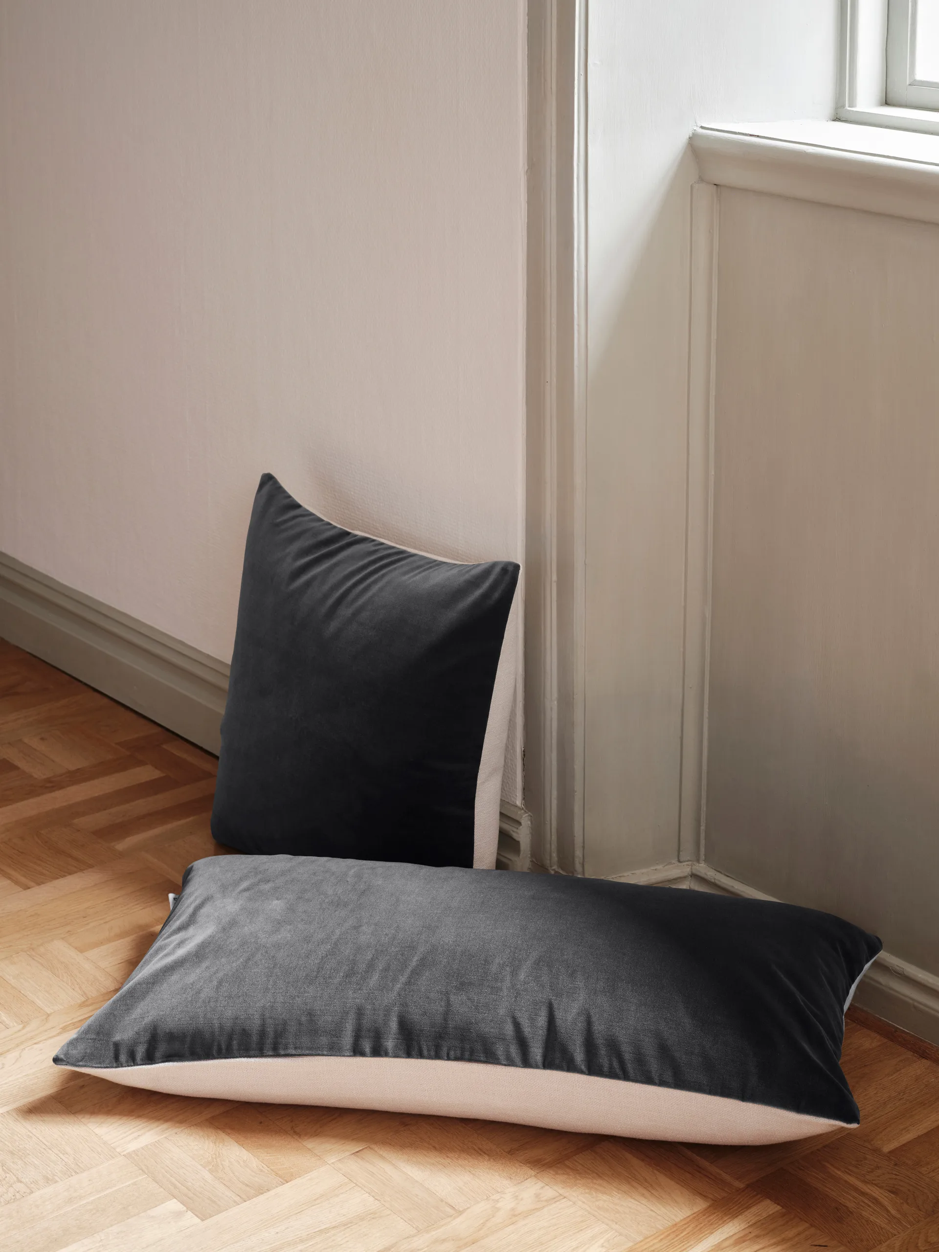 Verona cushion cover, Dark grey, 50x50 cm Mille Notti