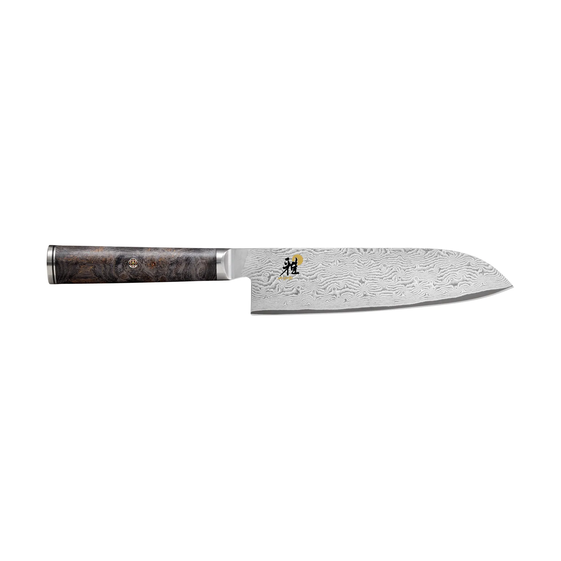 Black 5000MCD 67 santoku knife Damascus, 18 cm Miyabi