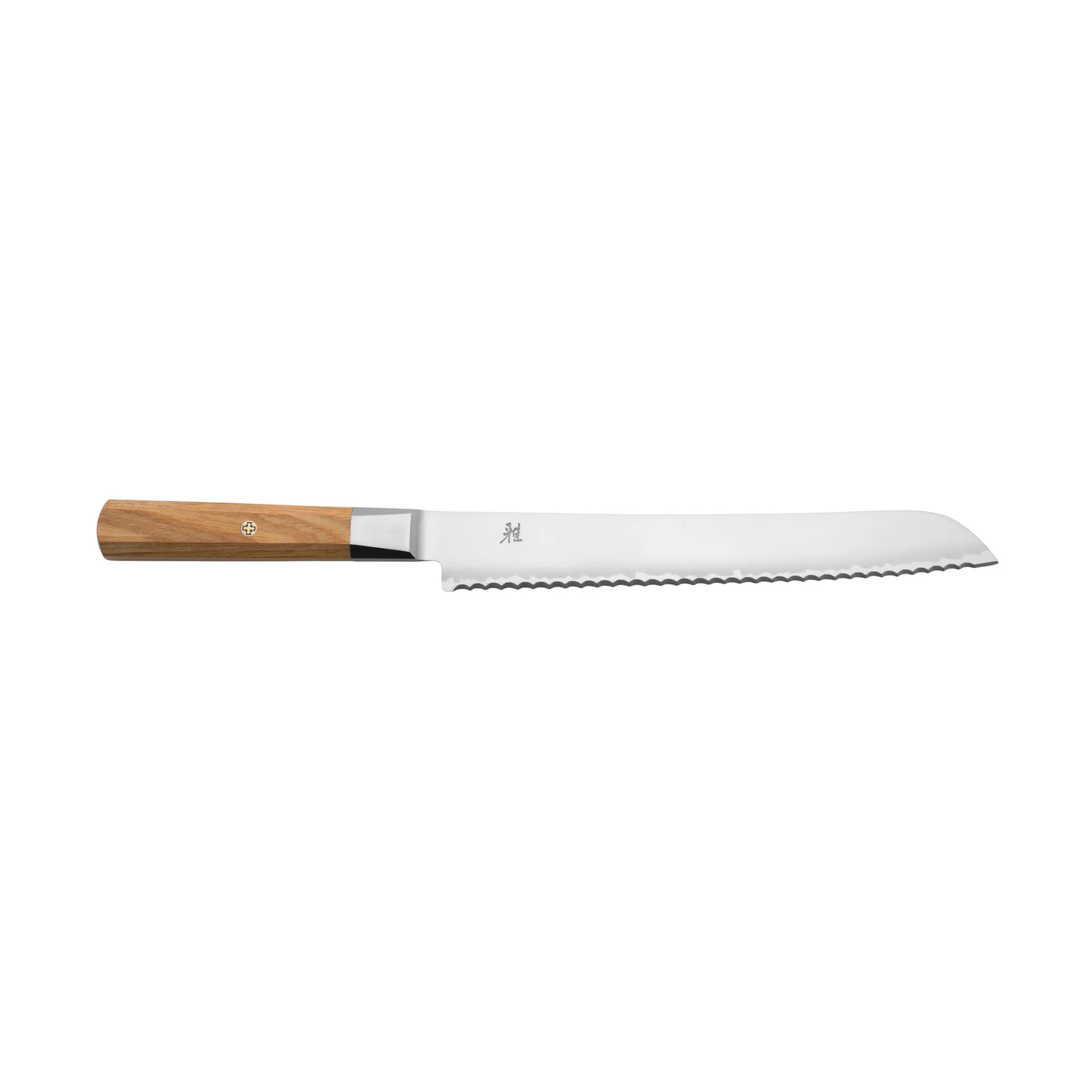 Koya 4000FC bread knife 23 cm, Damascus-brown pakkawood Miyabi