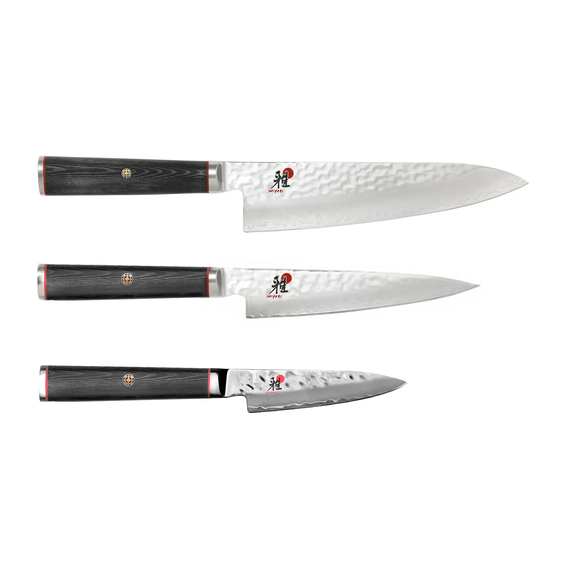Miyabi Mizu 5000MCT knife set 3 pieces, Wood Miyabi