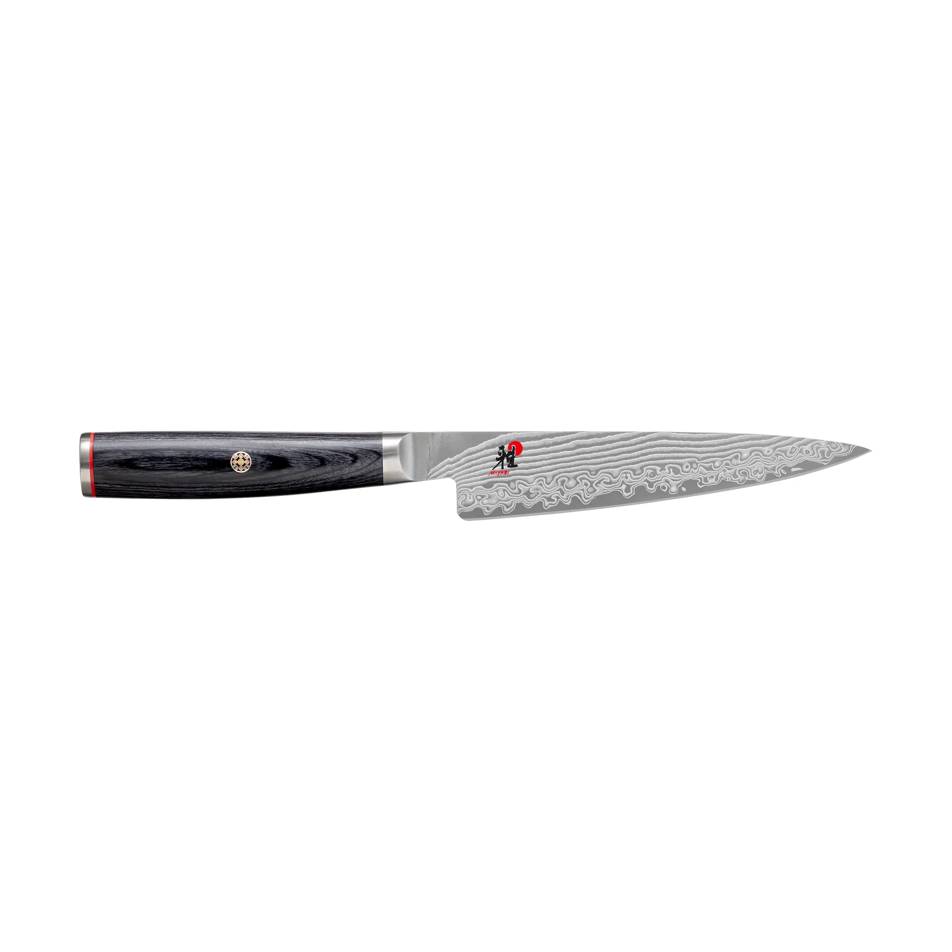 Raw 5000FCD shotoh paring knife 13 cm, Damascus-black Miyabi