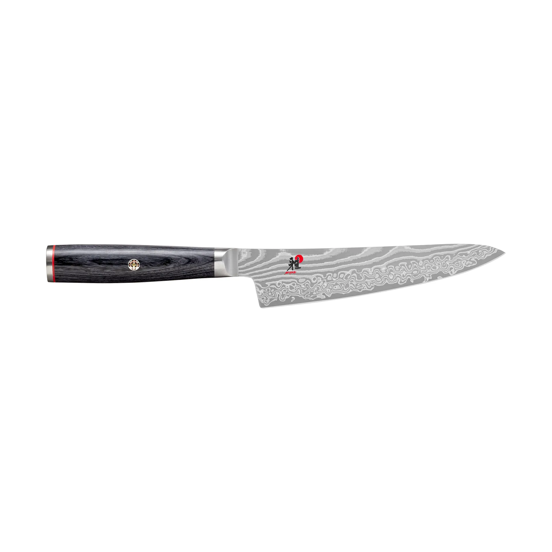 Raw 5000FCD shotoh peeling knife 14 cm, Damascus-black Miyabi