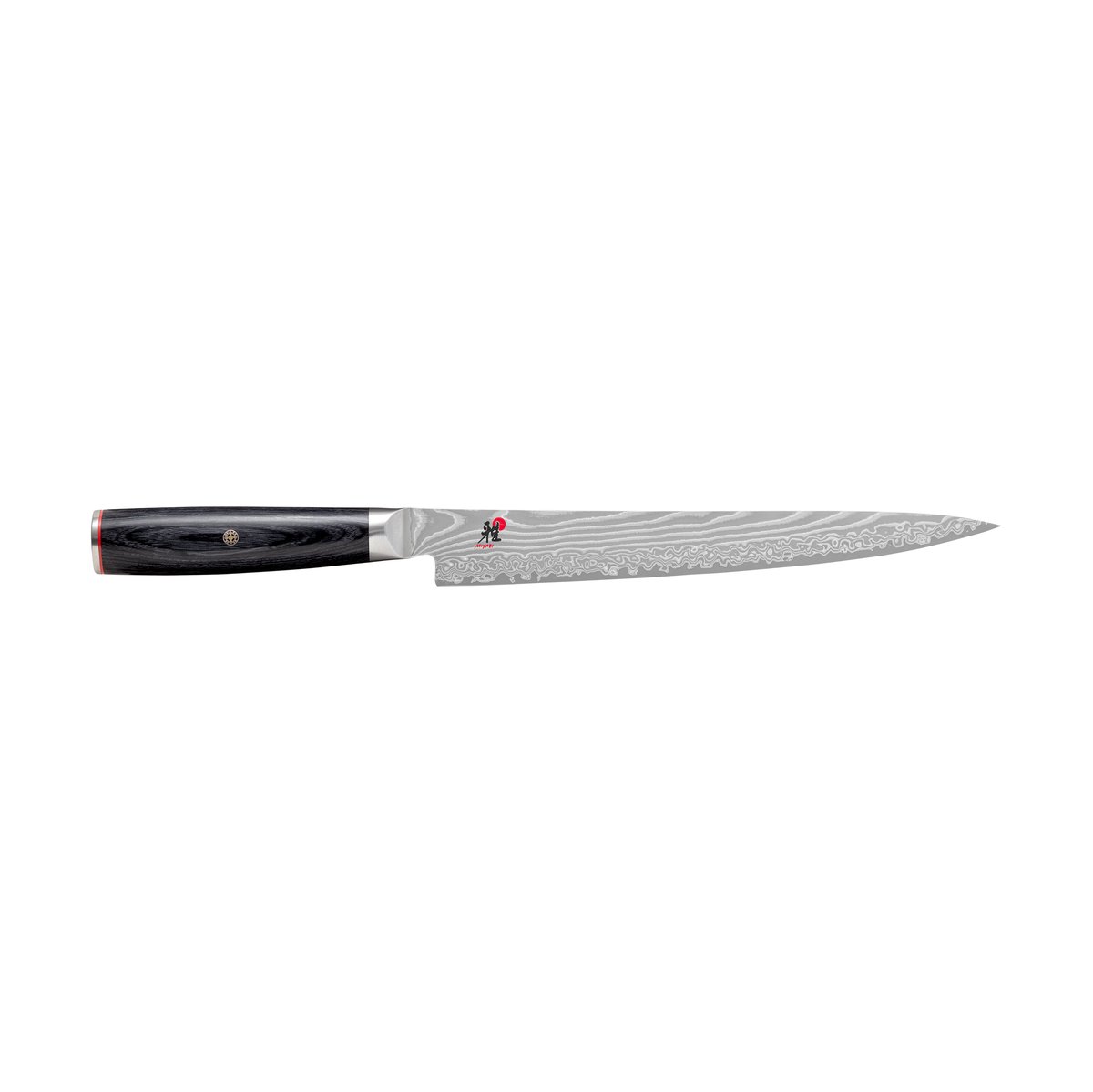 Miyabi Raw 5000FCD sujihiki fillet knife 24 cm Damaskus-black