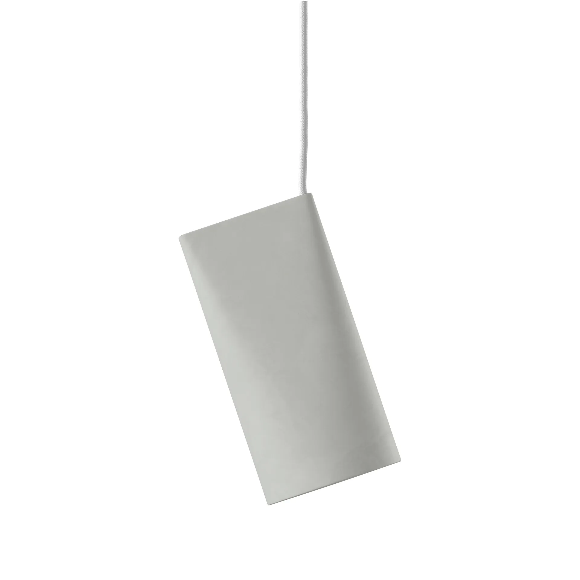 Ceiling lamp ceramic 11.2x22 cm, Light Grey MOEBE