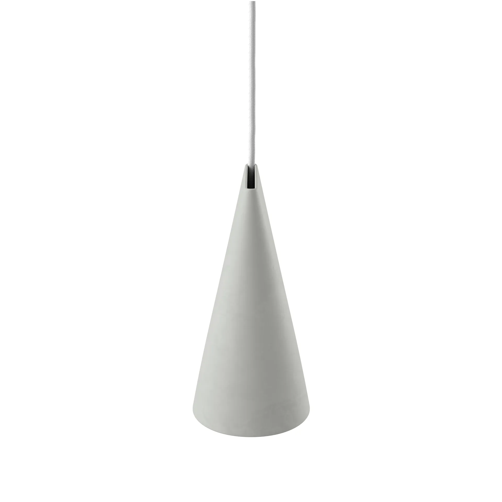 Ceiling lamp ceramic 11.2x22 cm, Light Grey MOEBE