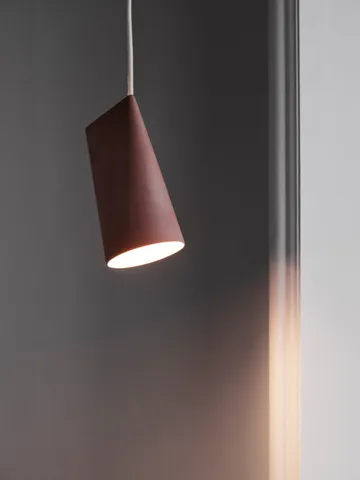 Ceiling lamp ceramic 11.2x22 cm - Terra Cotta, Wood - MOEBE