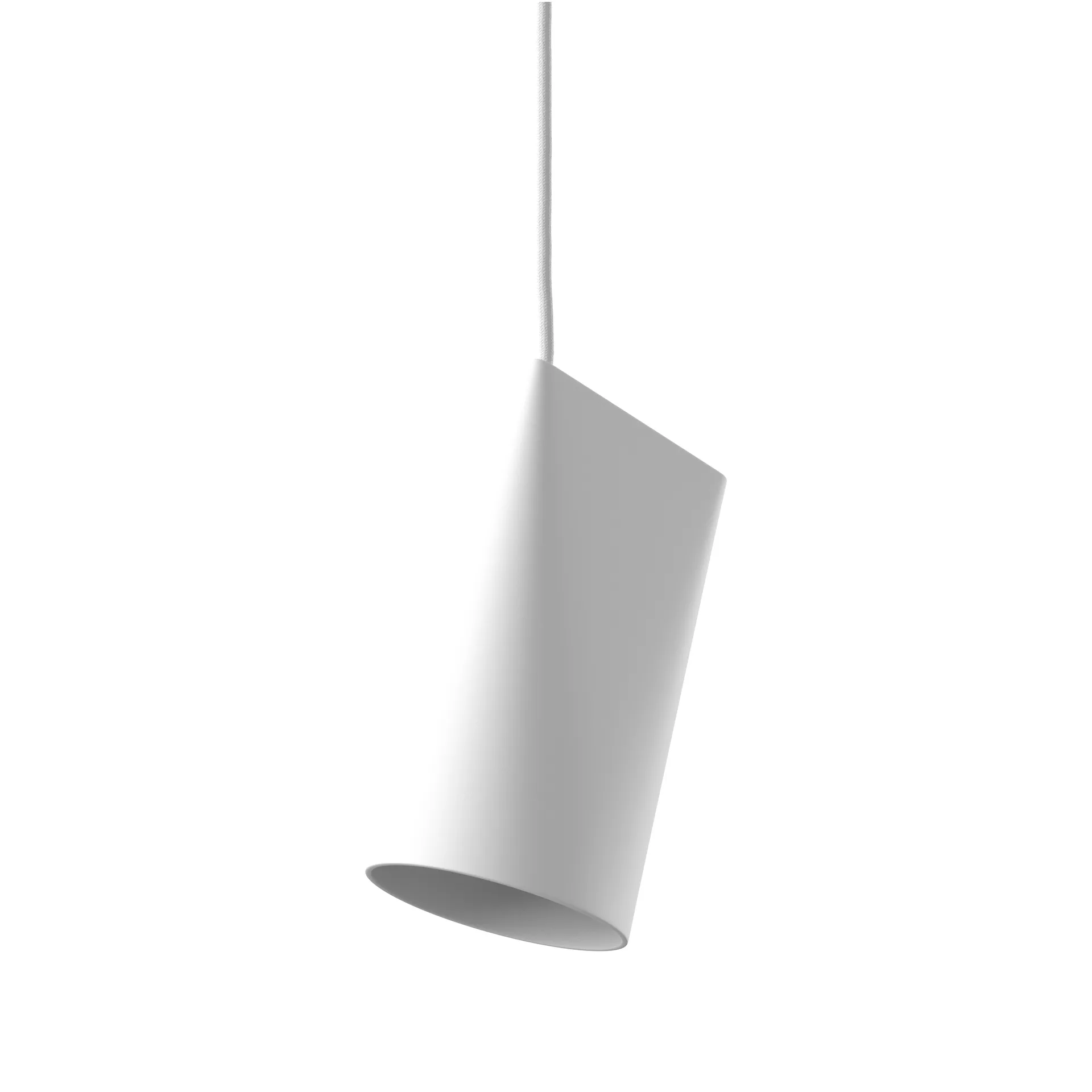 Ceiling lamp ceramic 11.2x22 cm, White MOEBE