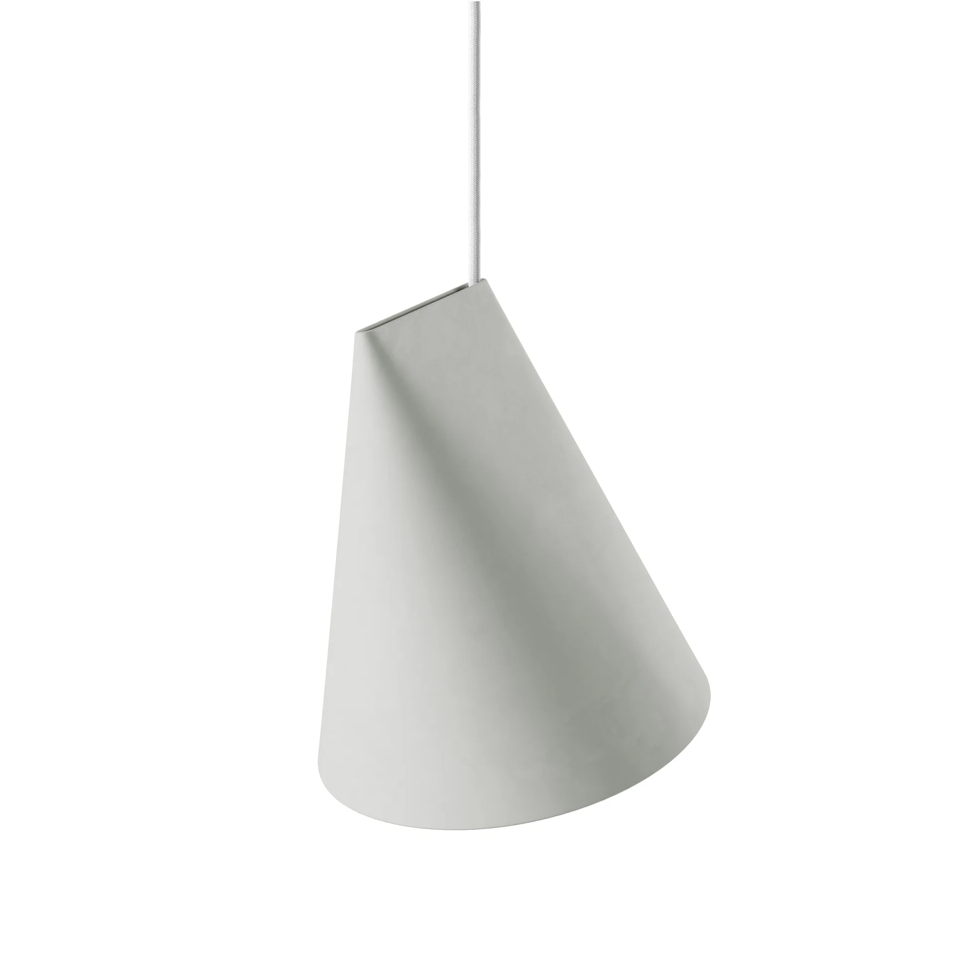 Ceiling lamp ceramic 23x23.5 cm, Light Grey MOEBE
