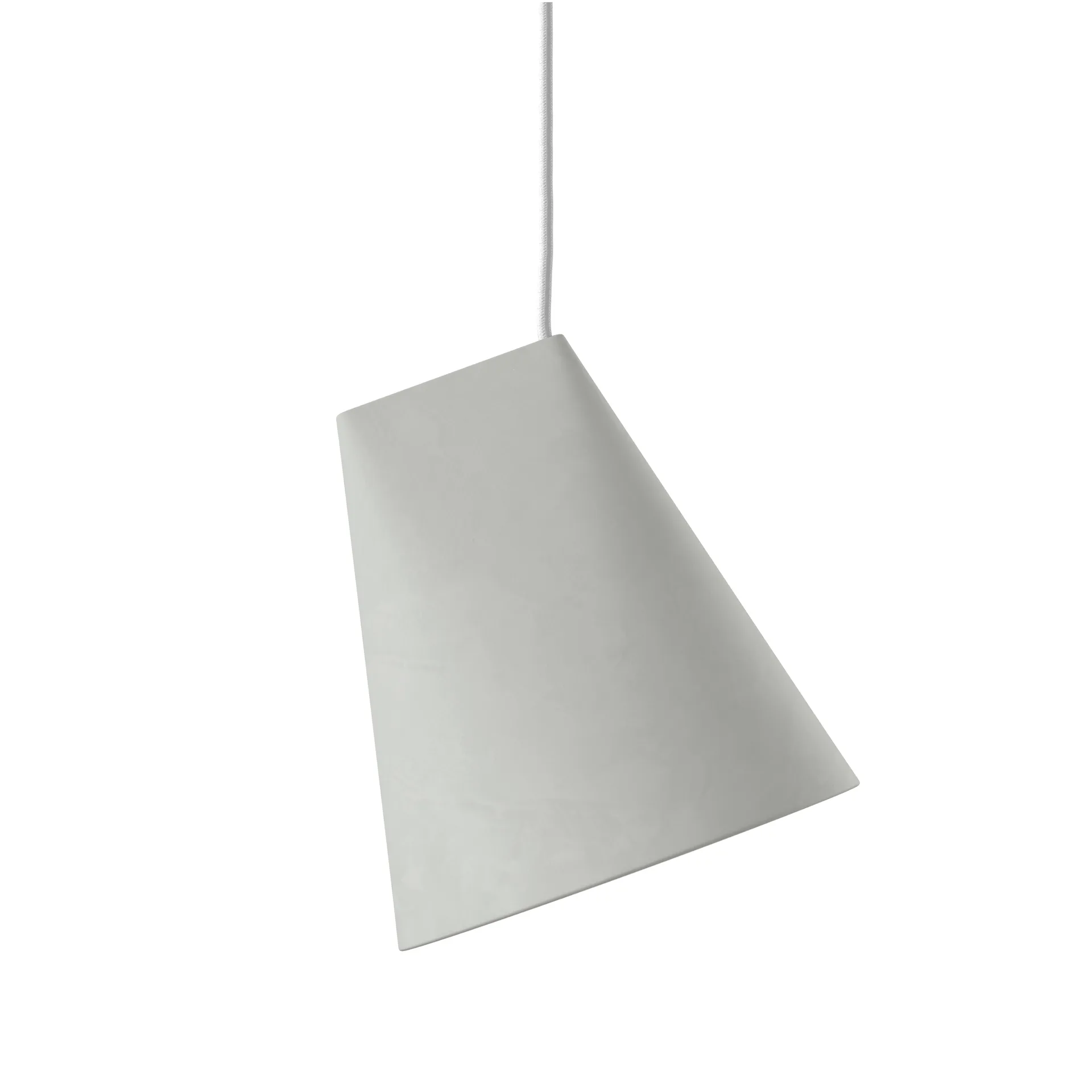 Ceiling lamp ceramic 23x23.5 cm, Light Grey MOEBE