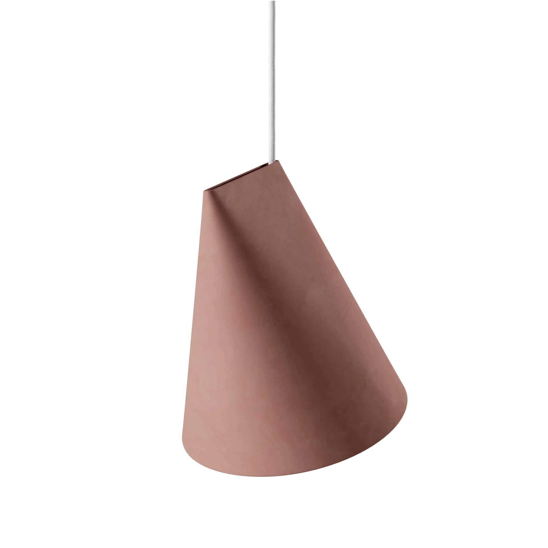 Ceiling lamp ceramic 23x23.5 cm, Terra Cotta, Wood MOEBE