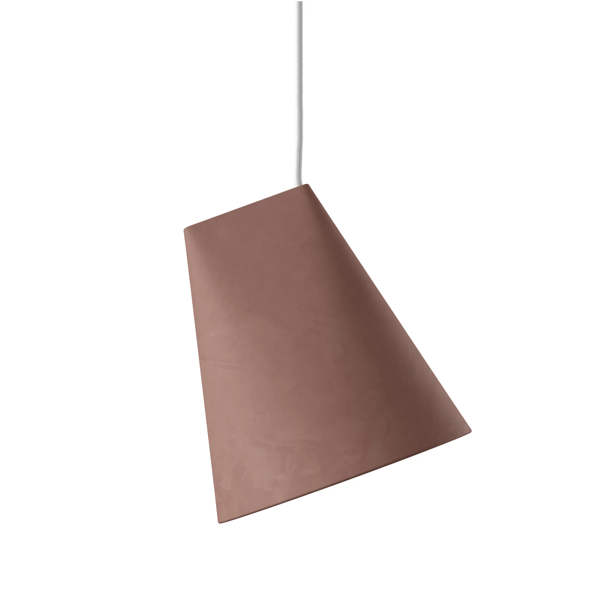 Ceiling lamp ceramic 23x23.5 cm, Terra Cotta, Wood MOEBE