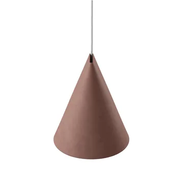 Ceiling lamp ceramic 23x23.5 cm - Terra Cotta, Wood - MOEBE