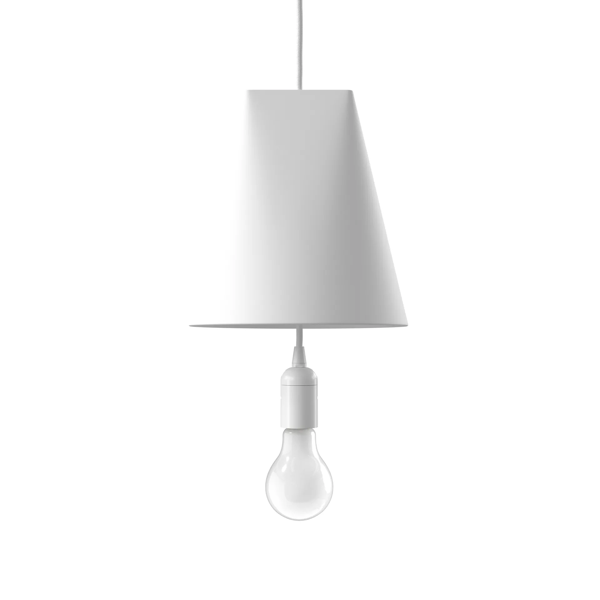 Ceiling lamp ceramic 23x23.5 cm, White MOEBE