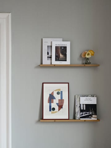 Gallery shelf picture strip 70 cm - Oak - MOEBE