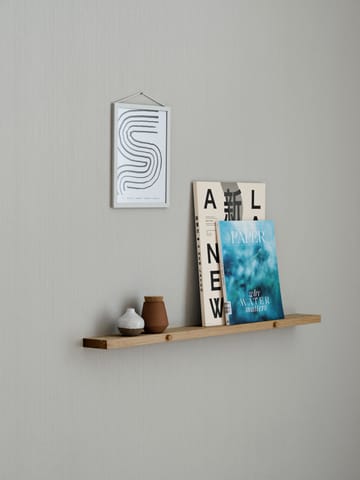 Gallery shelf picture strip 70 cm - Oak - MOEBE