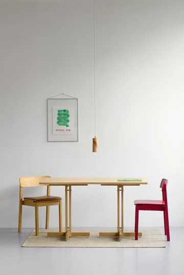 KUMU café table - Oiled oak, 60x60 cm - MOEBE