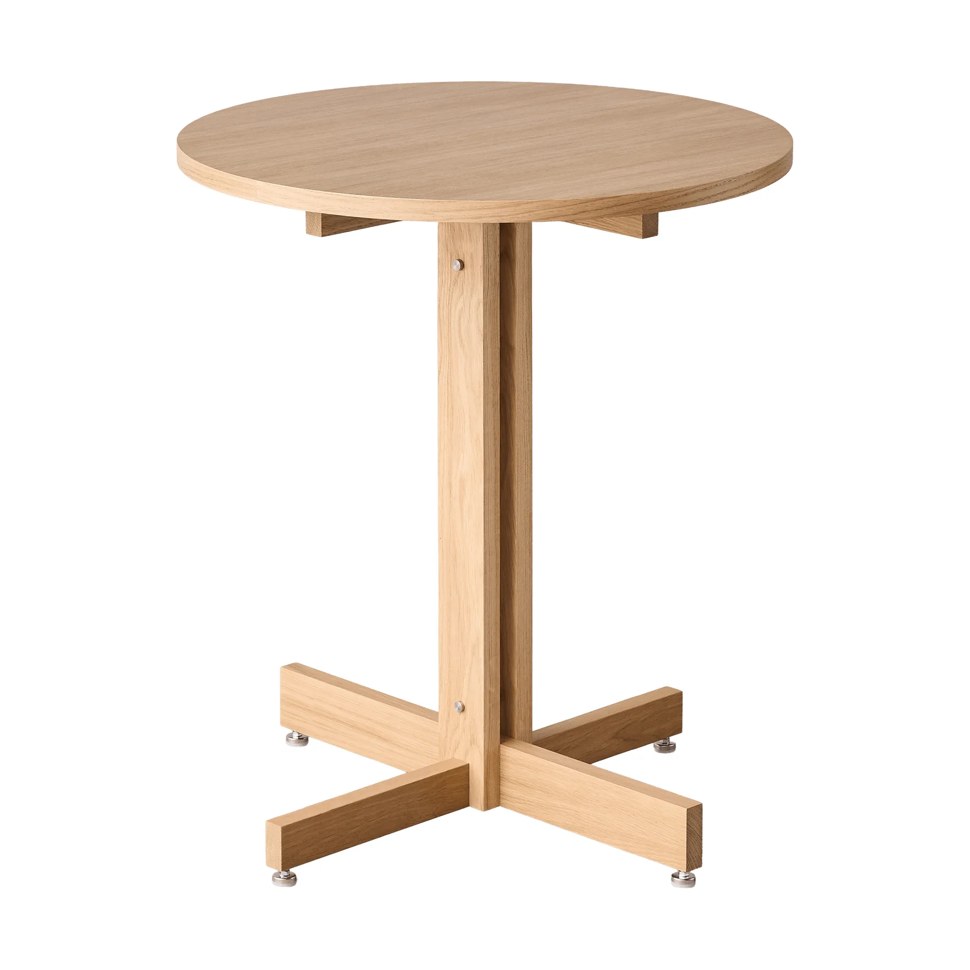 KUMU café table, Oiled oak, Ø65 cm MOEBE
