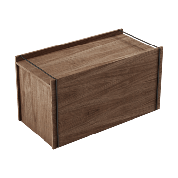Lid to storage box 28x60 cm - Smoked oak - MOEBE