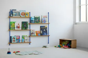 Magazine Shelving magazine rack - Black, 85x115x7 cm, MS.115.1 - MOEBE