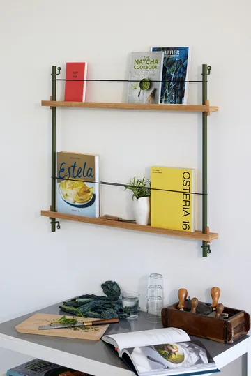 Magazine Shelving magazine rack - Black, 85x115x7 cm, MS.115.1 - MOEBE