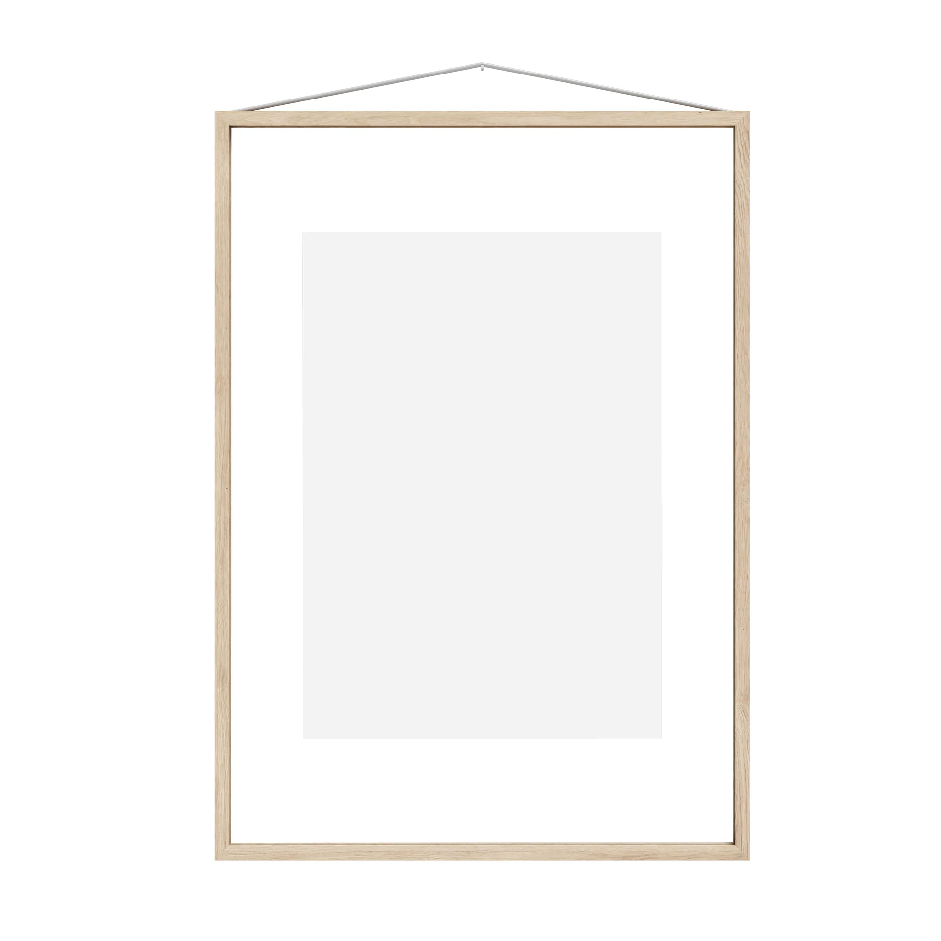 Moebe ash frame A2 44.8x61.5 cm, Transparent. Wood. Black MOEBE