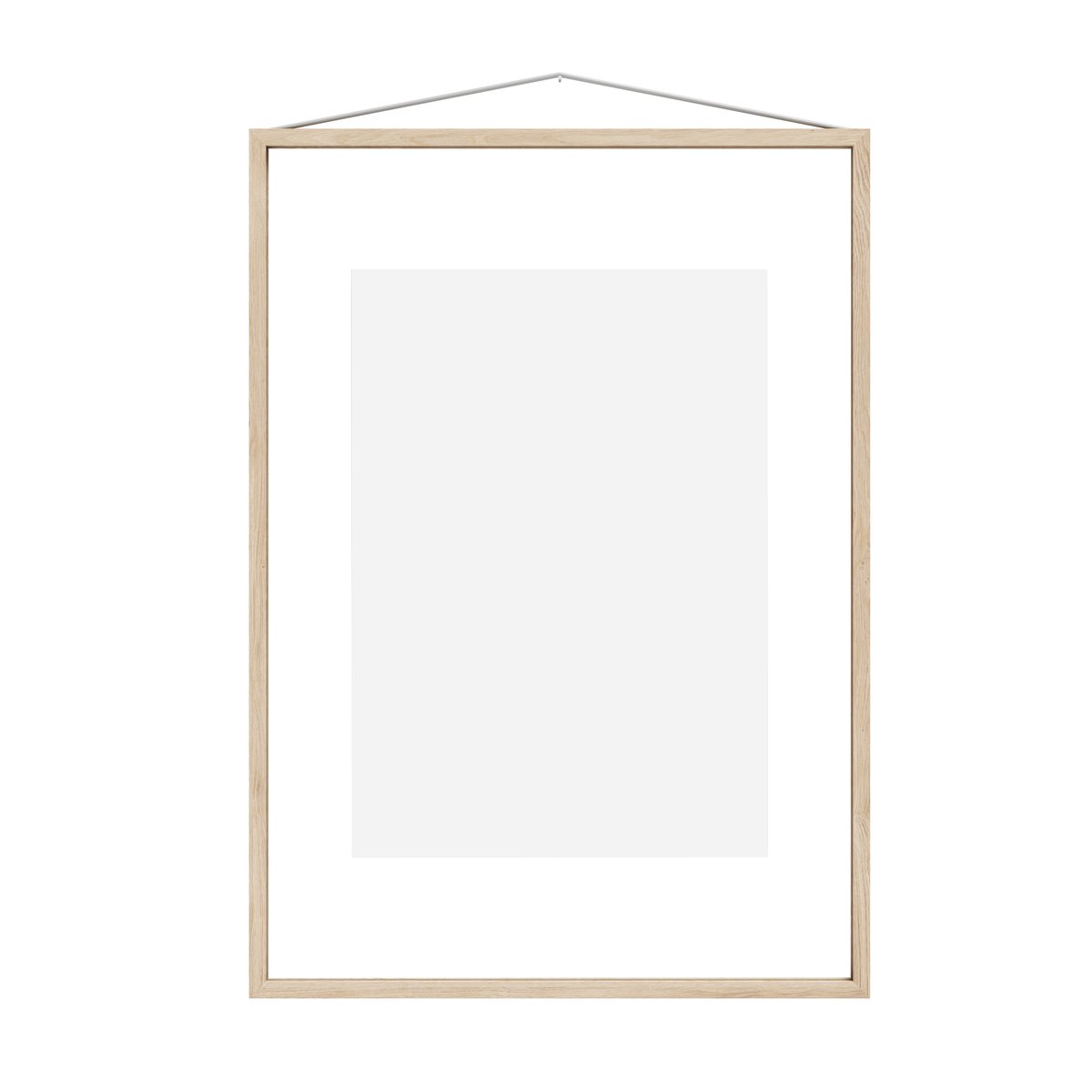 MOEBE Moebe ash frame A2 44.8x61.5 cm Transparent. Wood. Black