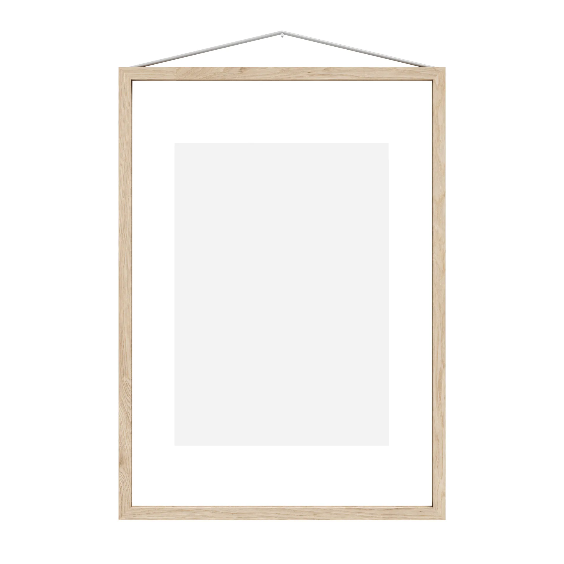 Moebe ash frame A3 31.9x44.1 cm, Transparent. Wood. Black MOEBE