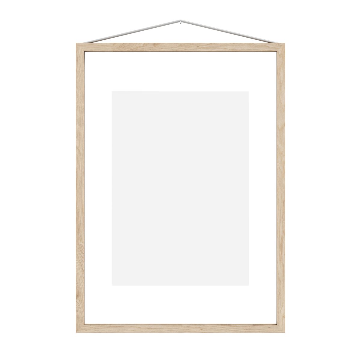 Moebe ash frame A3 31.9x44.1 cm Transparent. Wood. Black