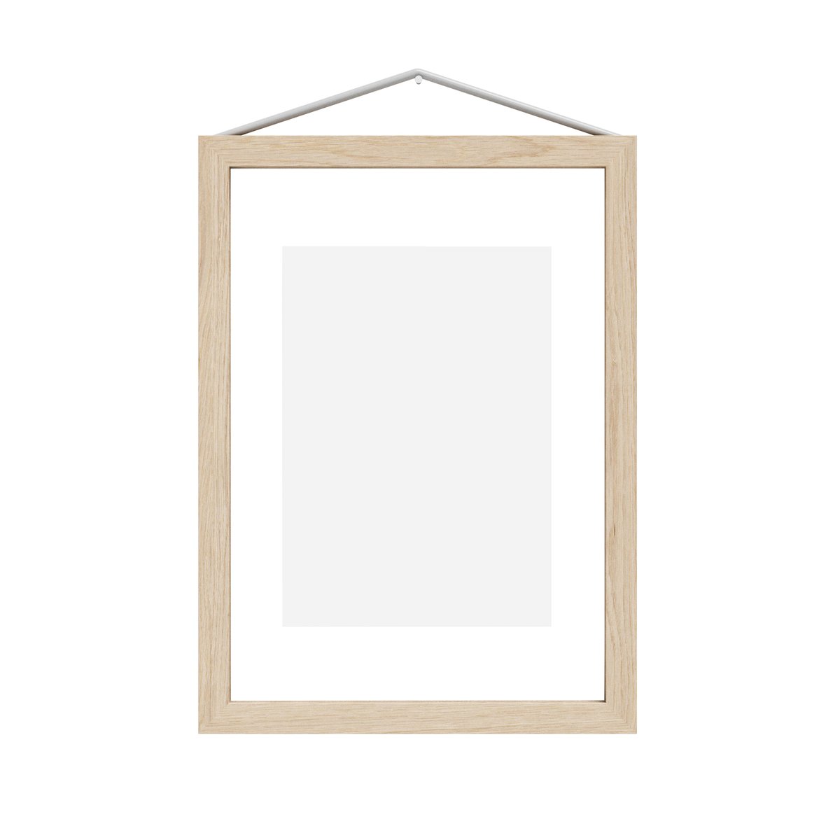 MOEBE Moebe ash frame A5 16.8x23.2 cm Transparent. Wood. Black