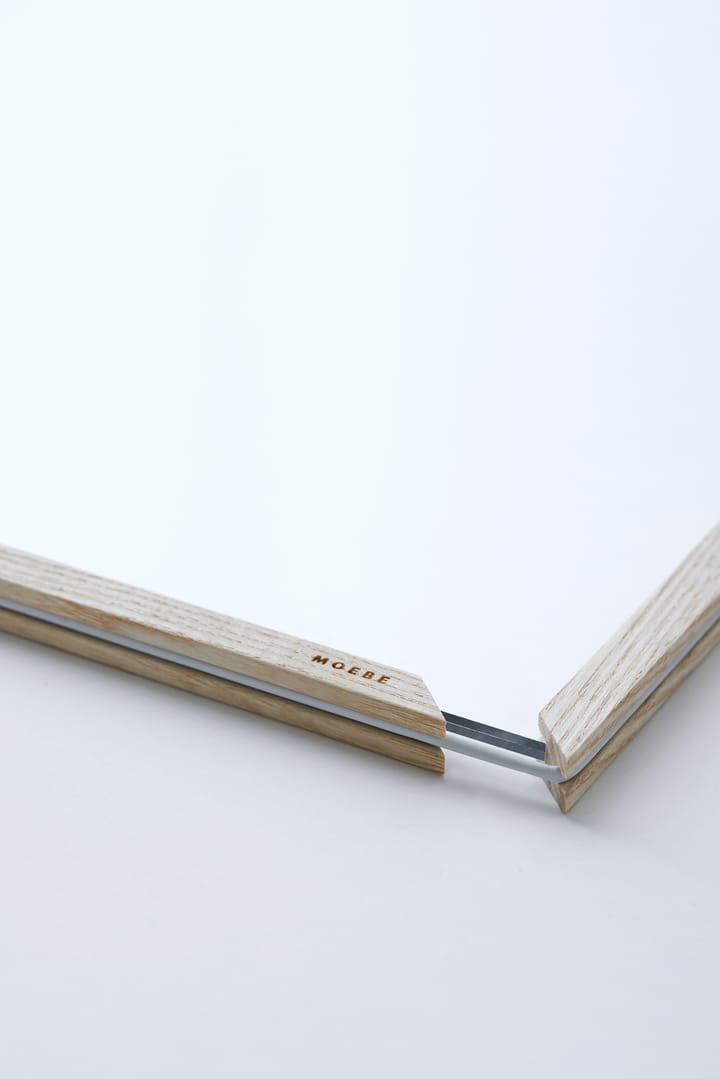 Moebe ash frame A5 16.8x23.2 cm, Transparent. Wood. Black MOEBE