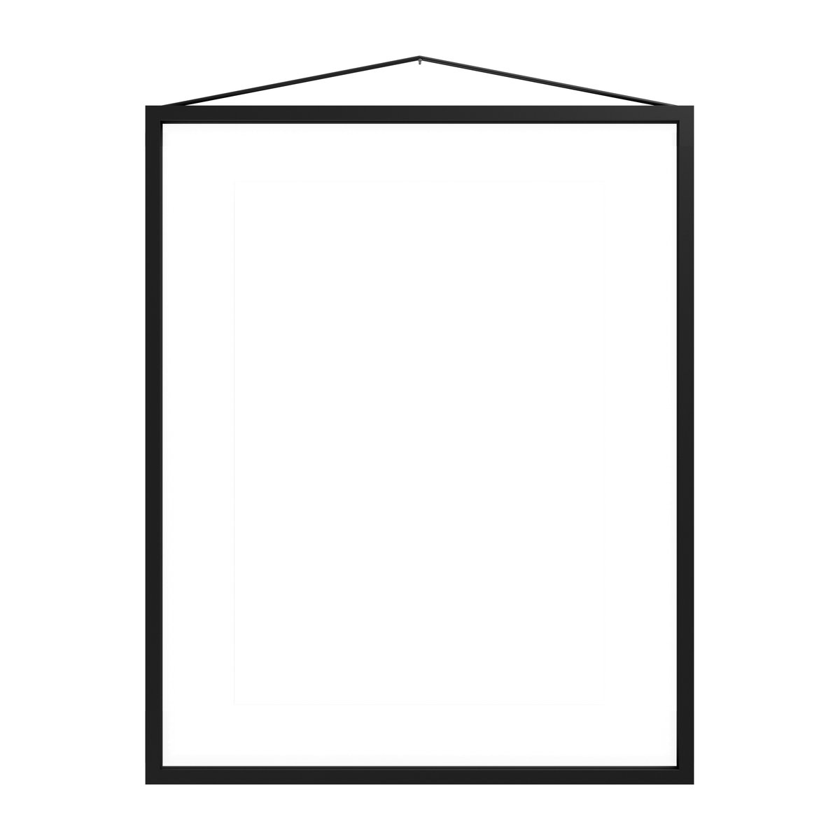 Moebe frame 40x50 cm Transparent. Black | Scandinavian Design | Frames & Poster frames | Black