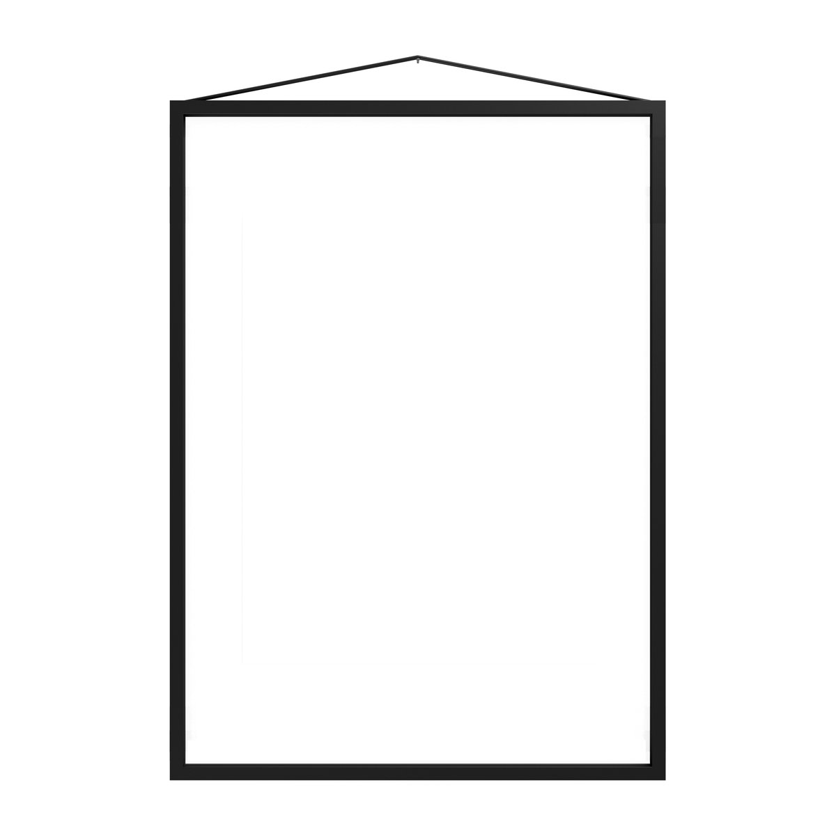 Moebe frame 50x70 cm Transparent. Black | Scandinavian Design | Frames & Poster frames | Black
