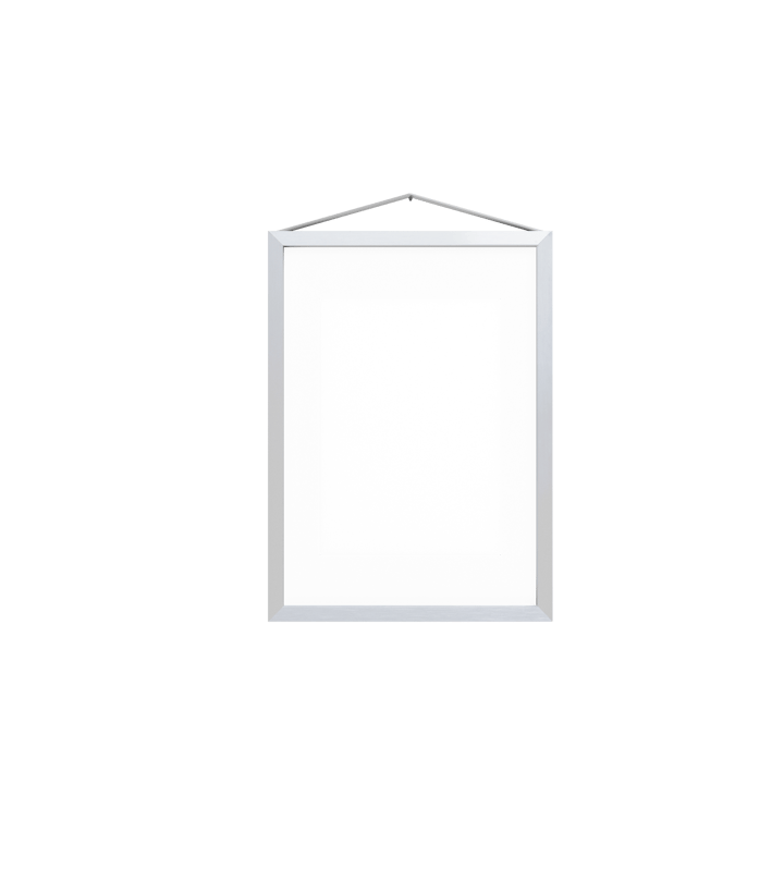 Moebe frame A4 22.6x31.3 cm, Brushed aluminium MOEBE