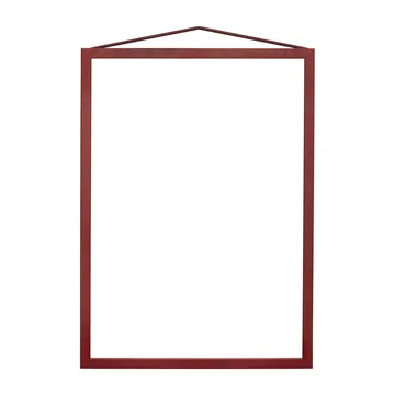 Moebe frame A4 22.6x31.3 cm - Transparent. Red - MOEBE