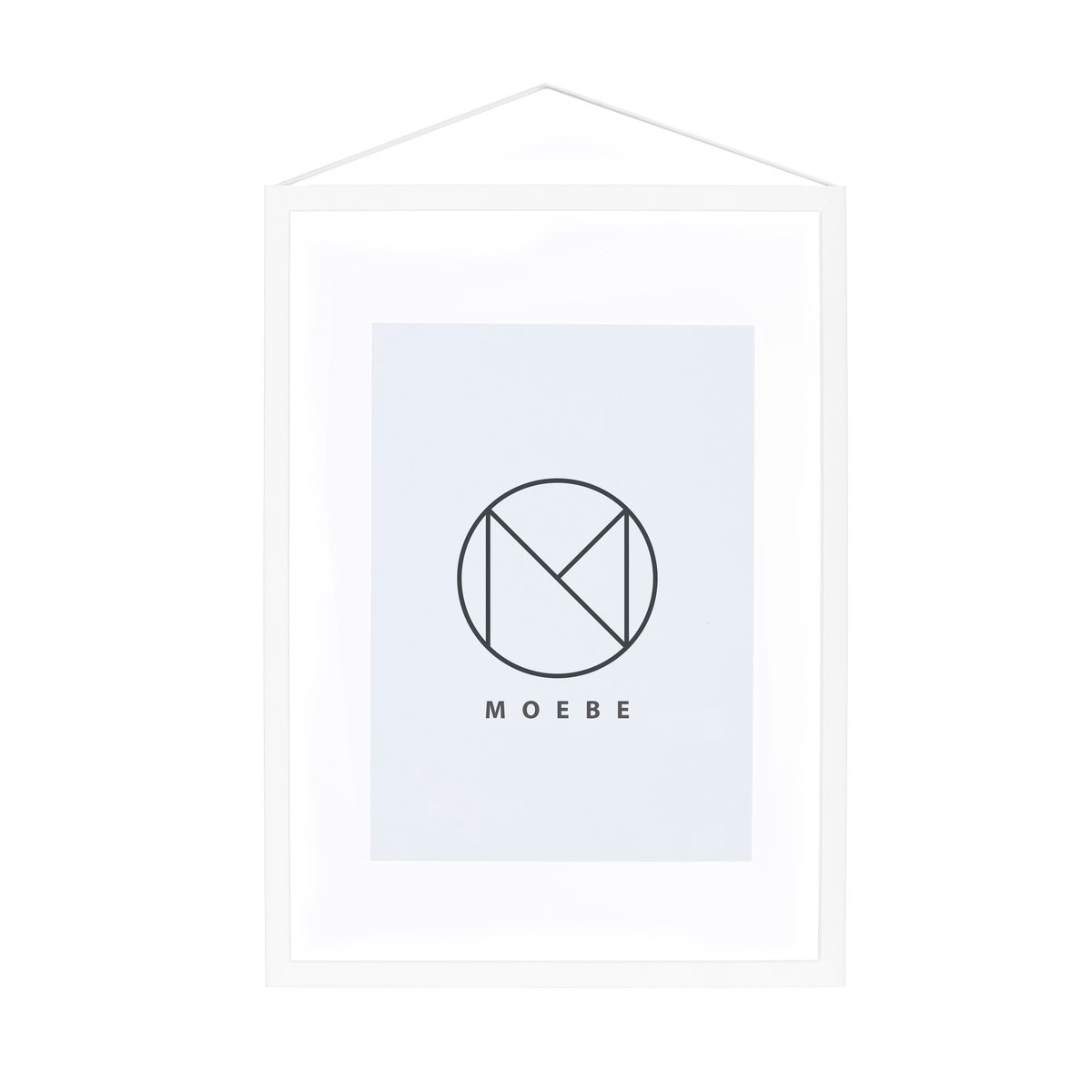 Moebe Frame A4 23x31,7 cm White | Scandinavian Design | Frames & Poster frames | White