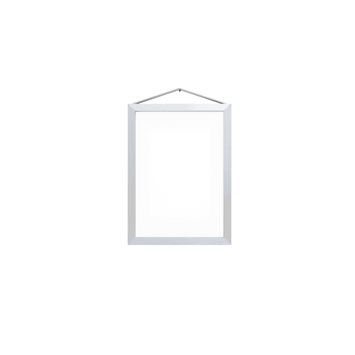 Moebe frame A5 16.5x22.7 cm - Brushed aluminium - MOEBE