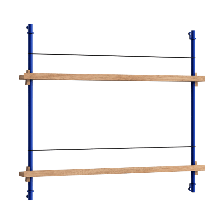Moebe magazine rack - Oak-blue - MOEBE
