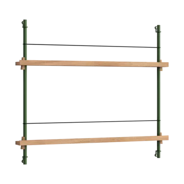 Moebe magazine rack - Oak-green - MOEBE