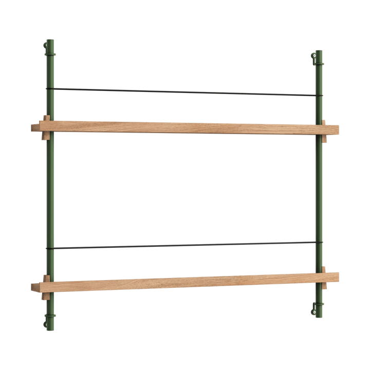 Moebe magazine rack - Oak-green - MOEBE