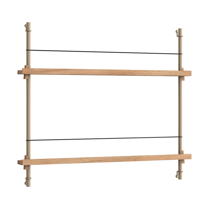 Moebe magazine rack - Oak-grey - MOEBE