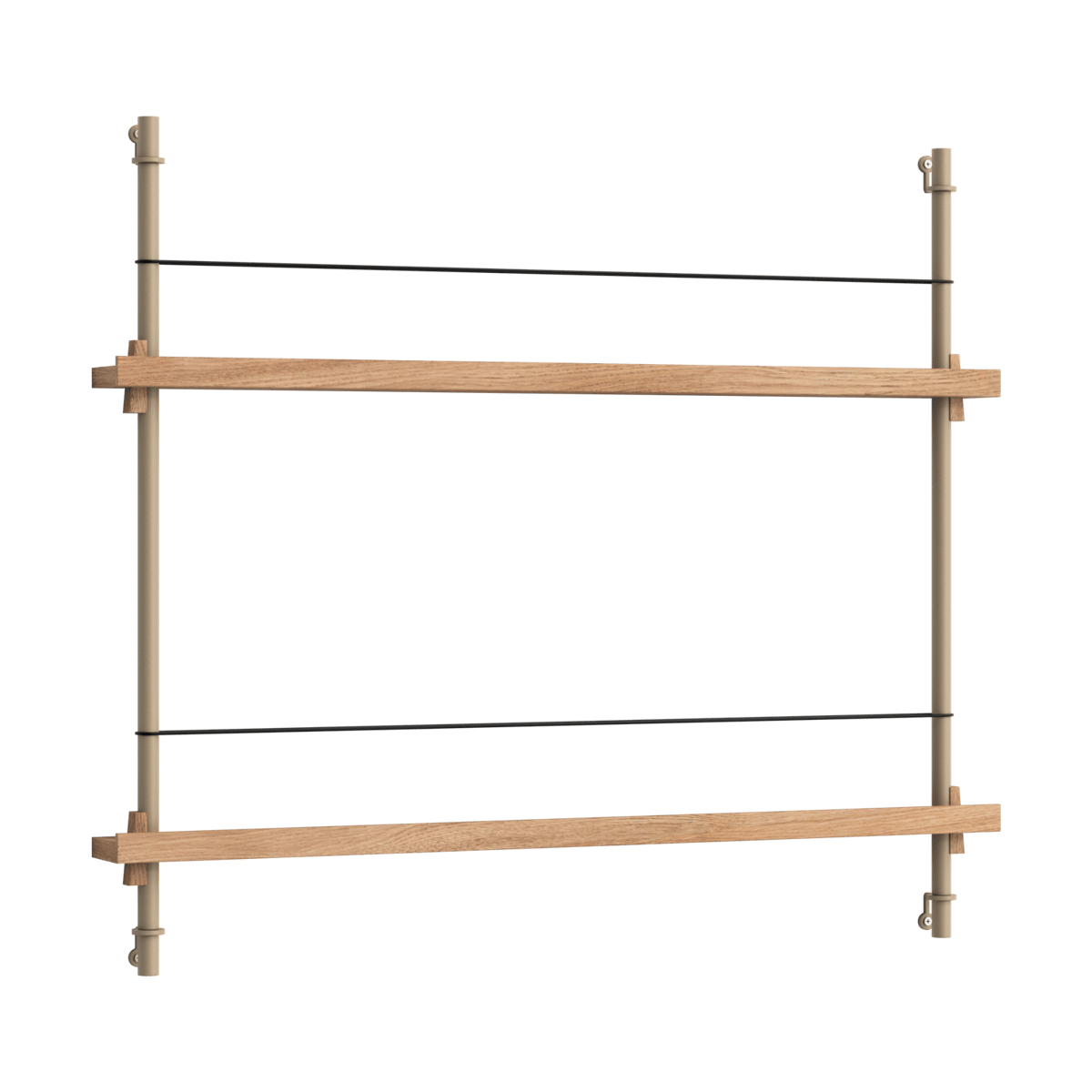 Moebe magazine rack Oak-grey | Scandinavian Design | Magazine racks | Grey