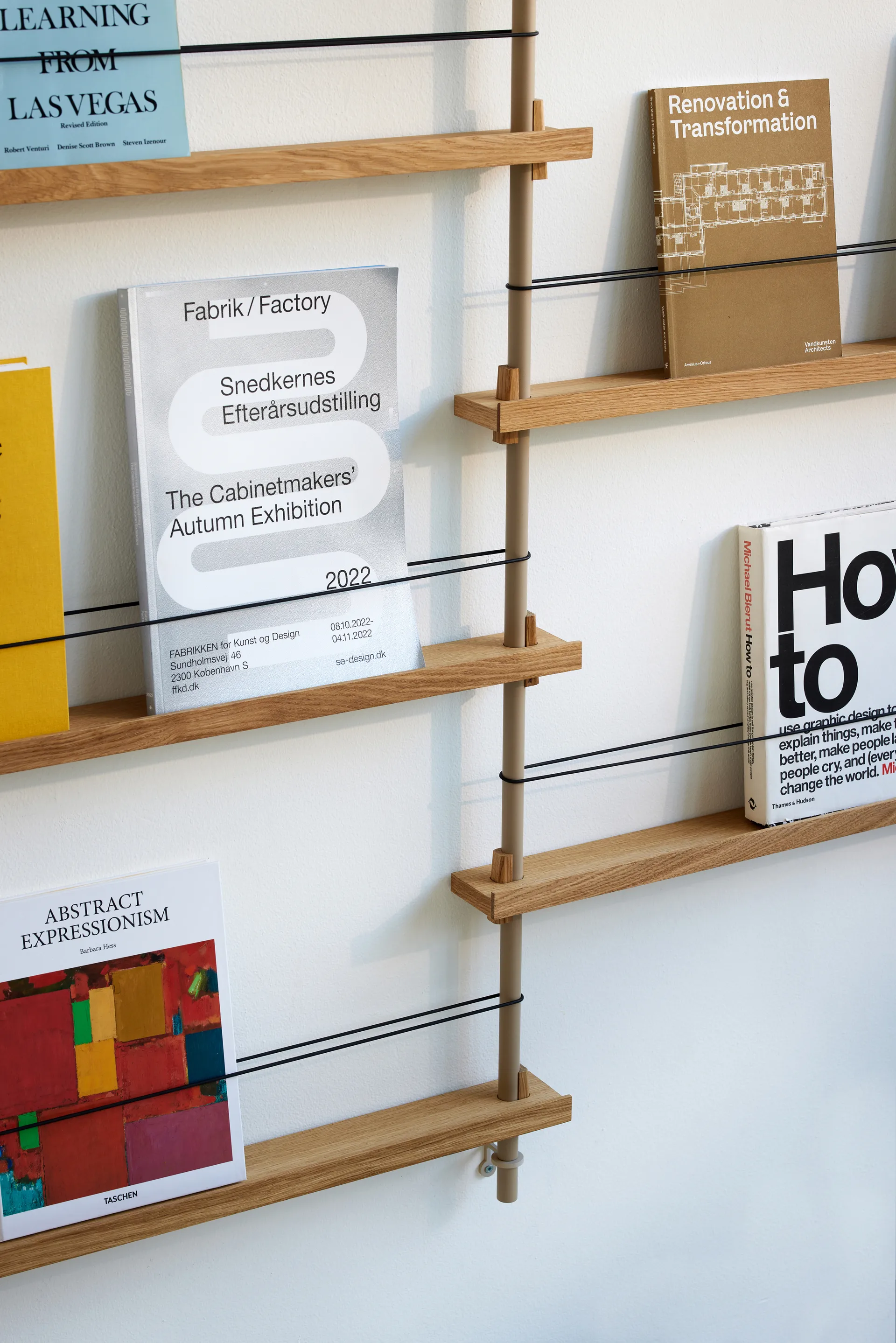 Moebe magazine rack, Oak-grey MOEBE