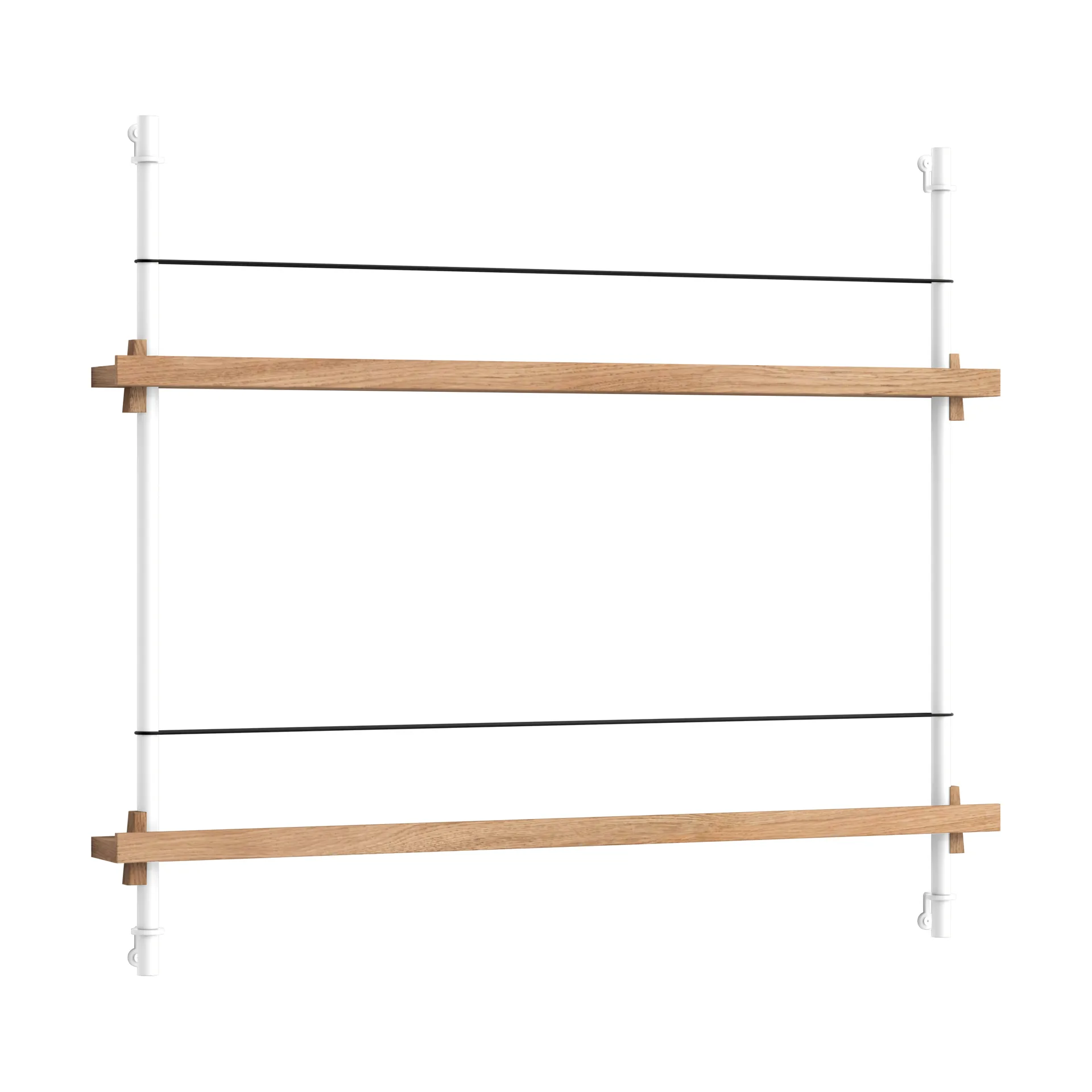 Moebe magazine rack, Oak-white MOEBE